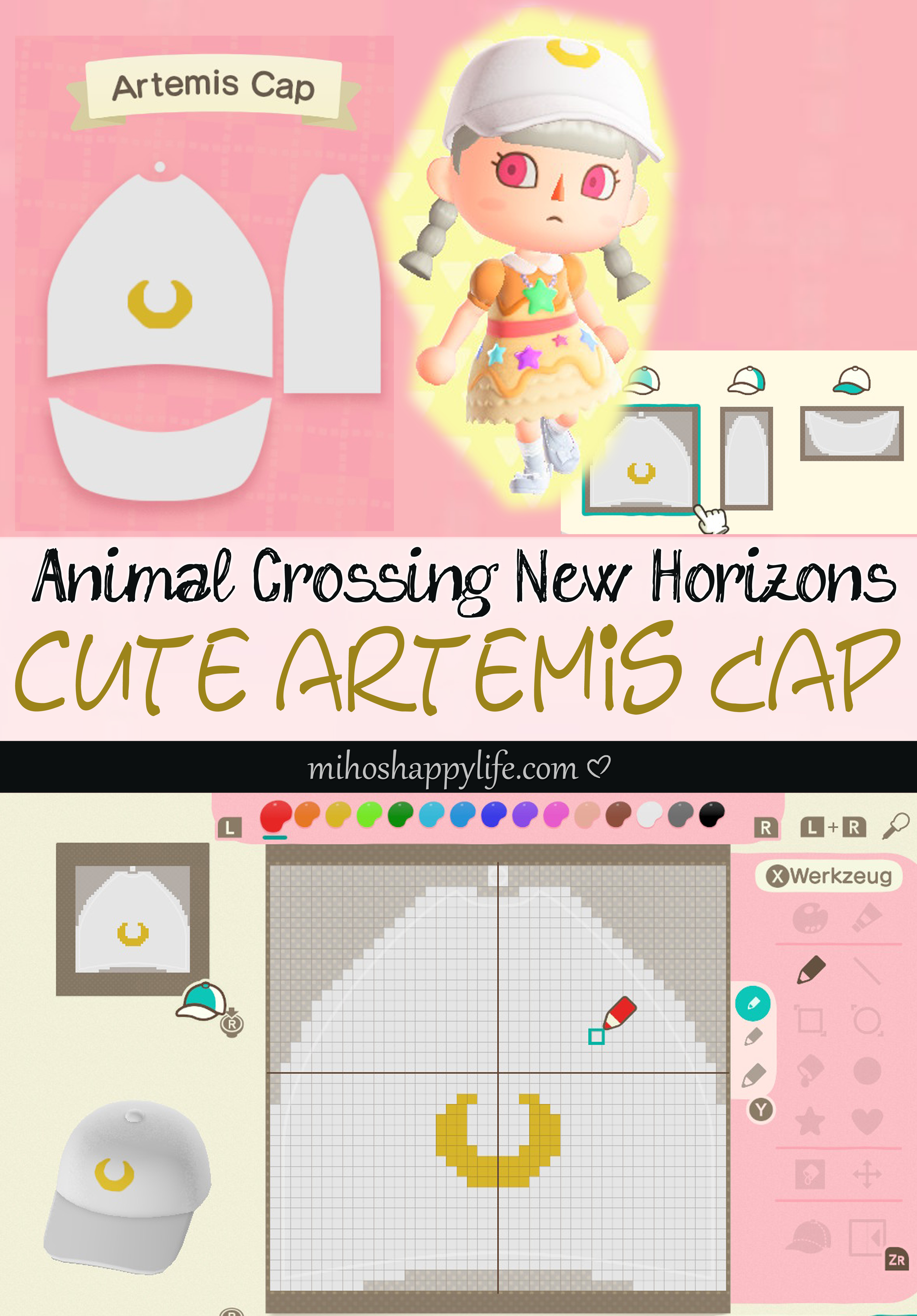 mihoshappylife-animal-crossing-sailormoon-artemis-cap